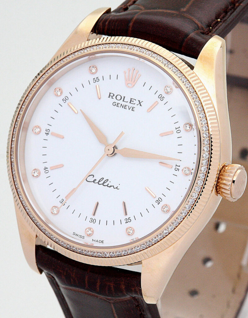 Replica Rolex Cellini 5310 25mm White Dial-dial